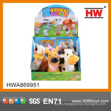 Most Popular 5 Inch Rubber Farm Animals Toys Set